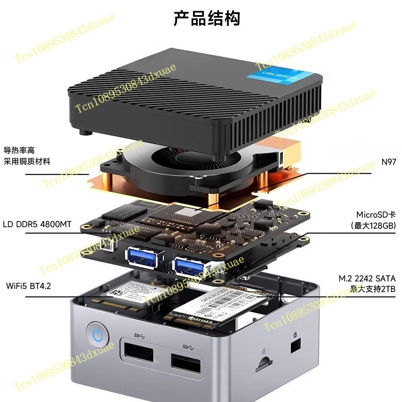 G5 Alder Lake N97 MINI PC Wind - đánh giá và giá Ddr5 4800Mhz